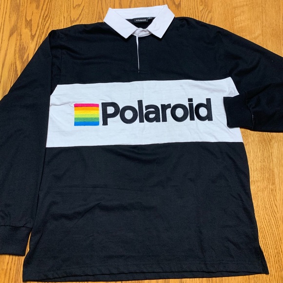 Polaroid Other - Authentic Vintage Polaroid Rugby Polo L/S Size XL